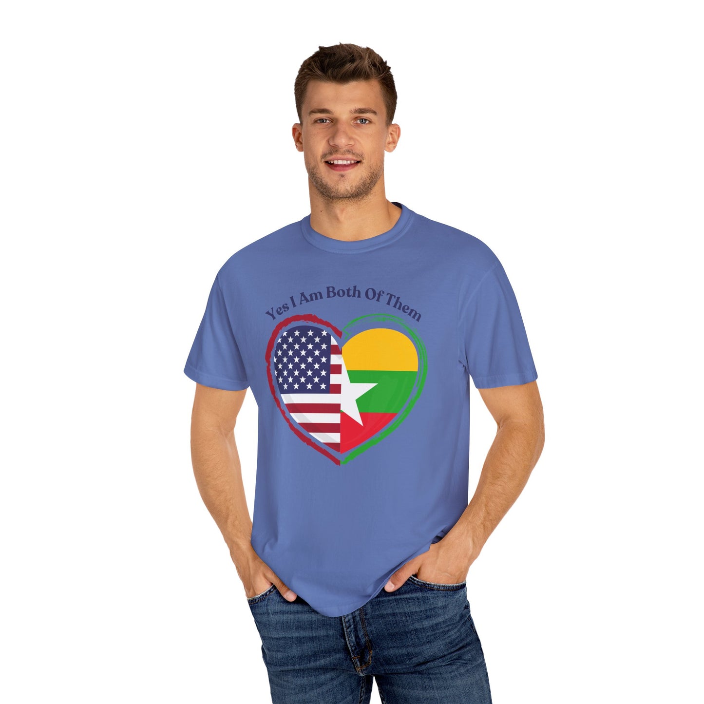 Burmese American  T-Shirt - "Yes I Am Both Of Them"