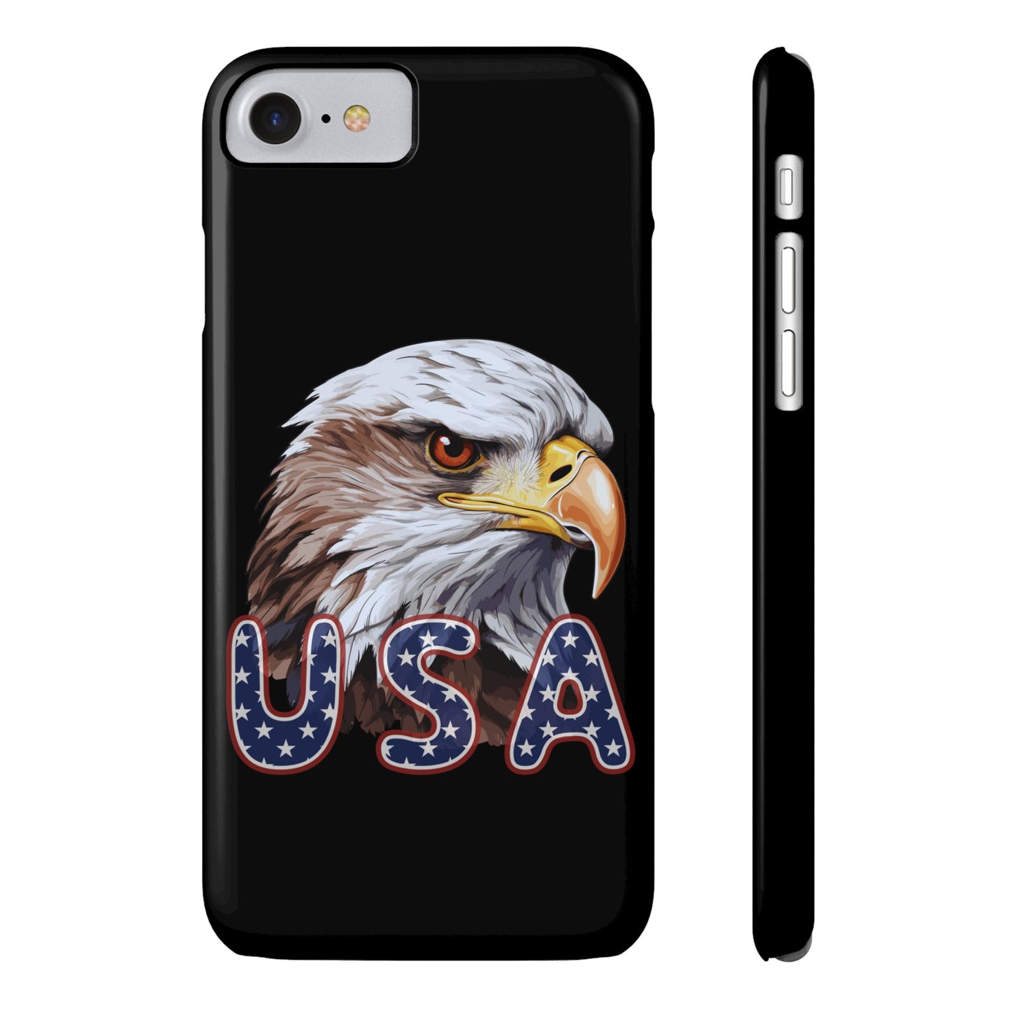 Patriotic Slim Phone Case with Eagle Design