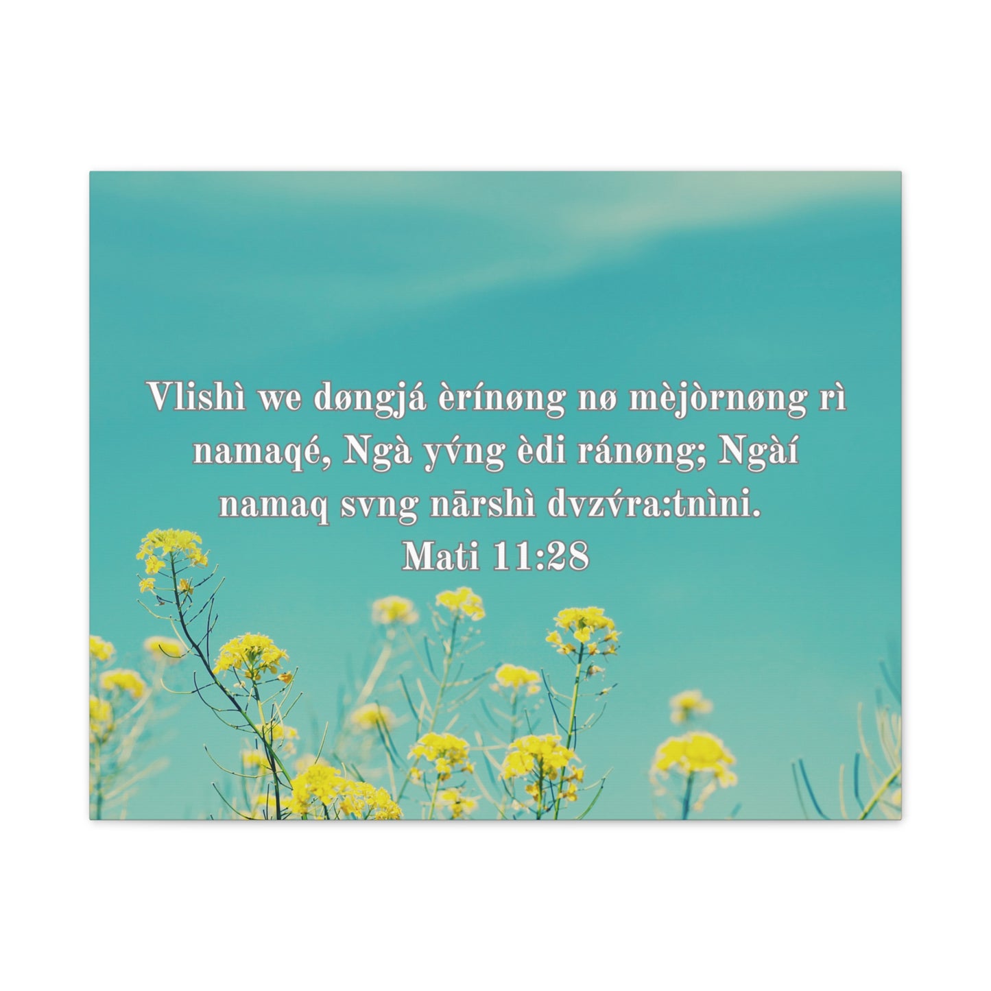 Mati 11 : 26 ( RW Canvas )