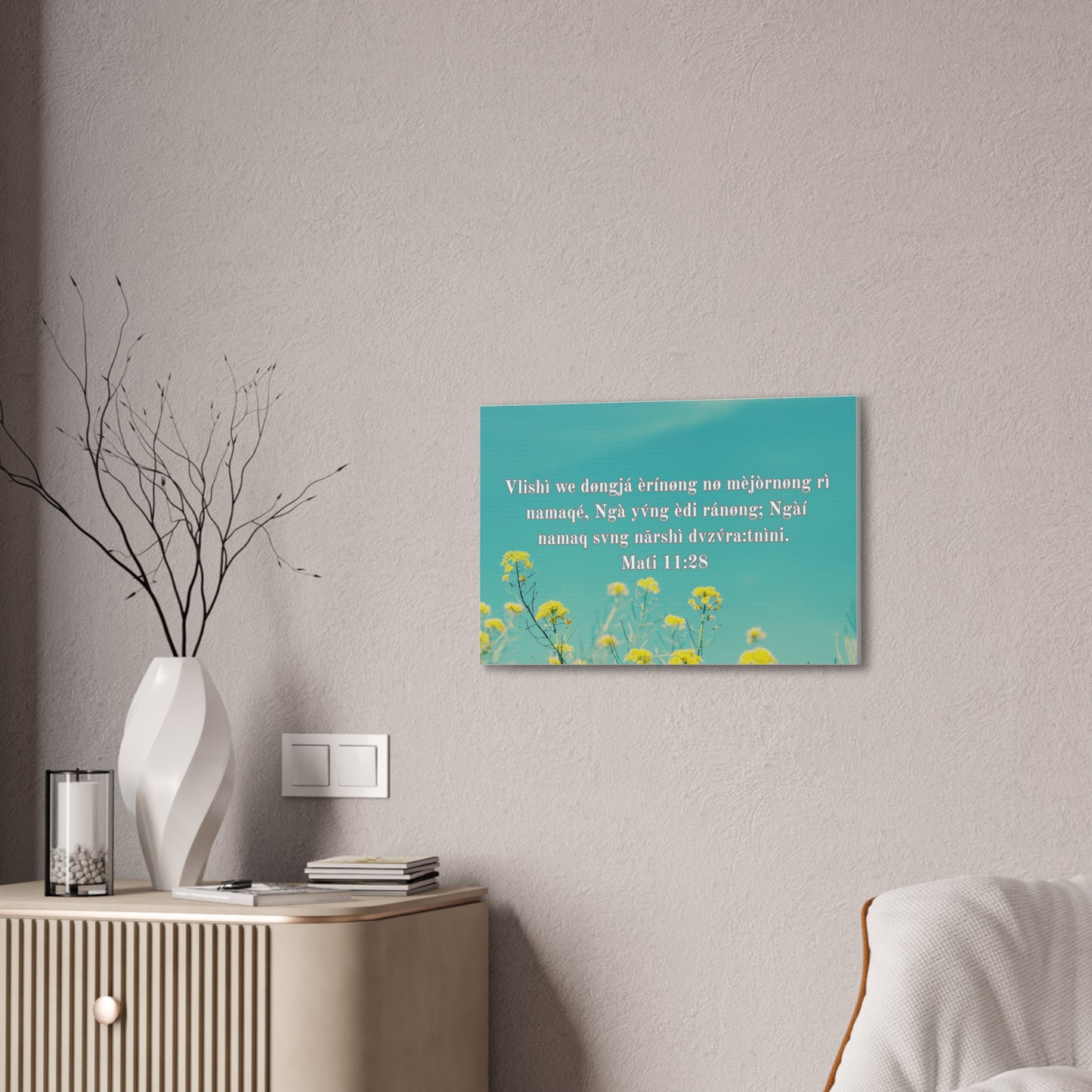 Mati 11 : 26 ( RW Canvas )