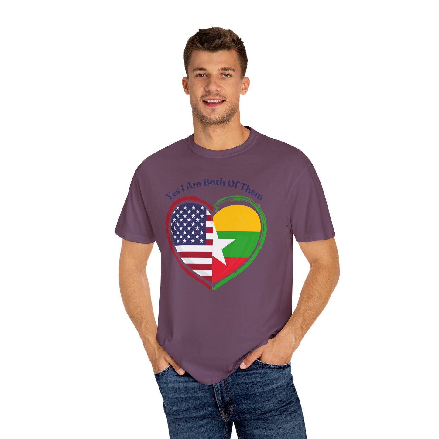 Burmese American  T-Shirt - "Yes I Am Both Of Them"