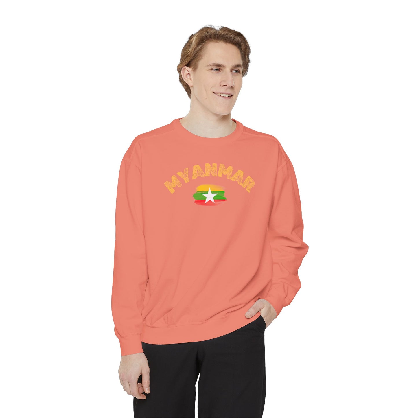 Myanmar Flag Sweatshirt