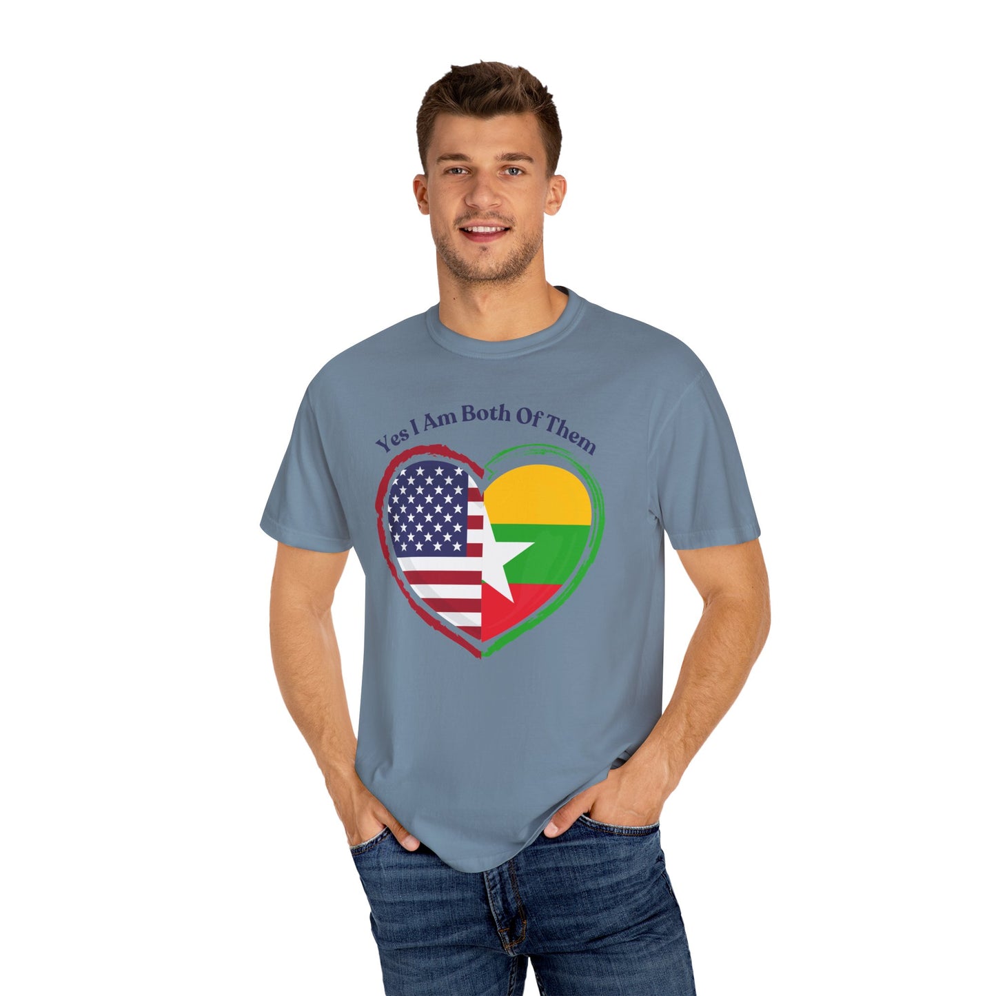 Burmese American  T-Shirt - "Yes I Am Both Of Them"