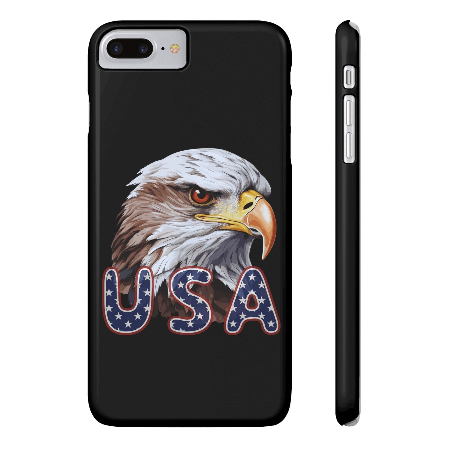 Patriotic Slim Phone Case with Eagle Design