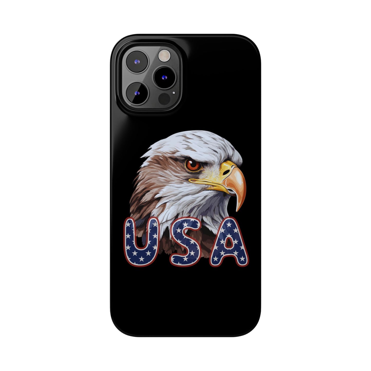 Patriotic Slim Phone Case with Eagle Design