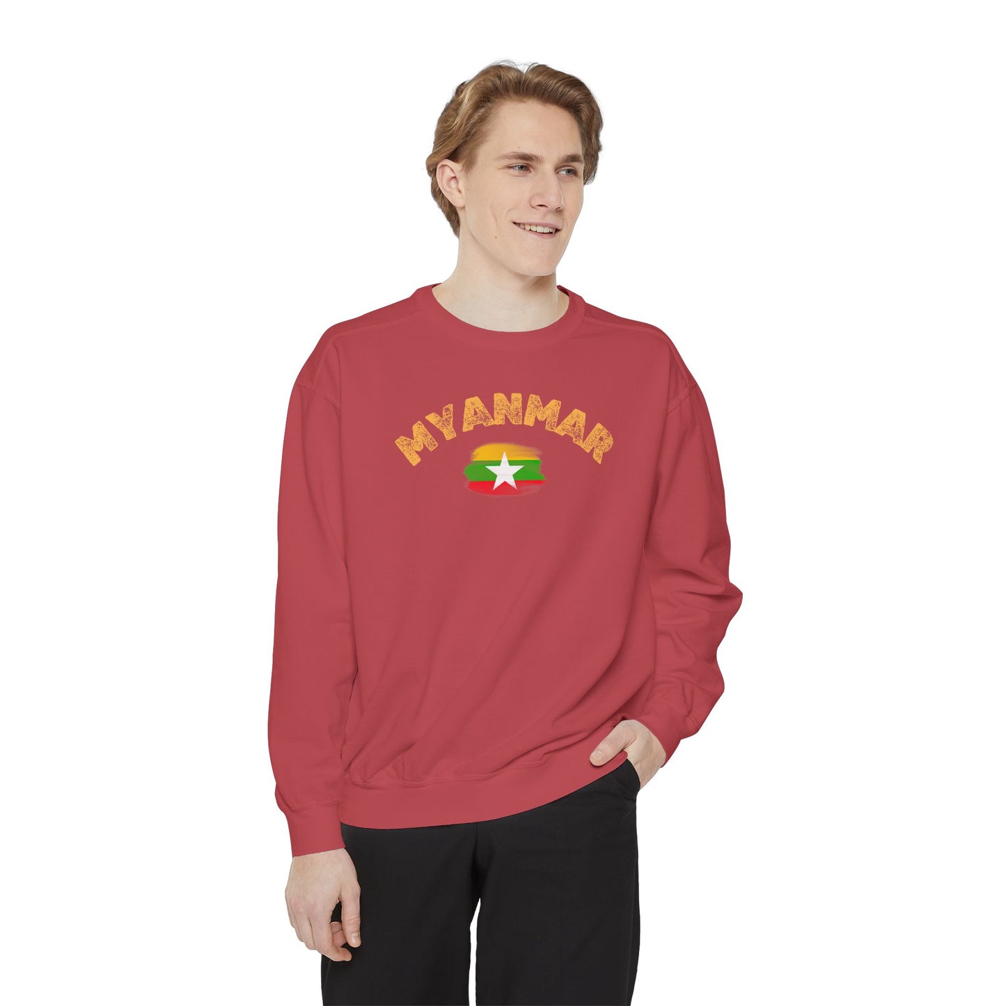 Myanmar Flag Sweatshirt