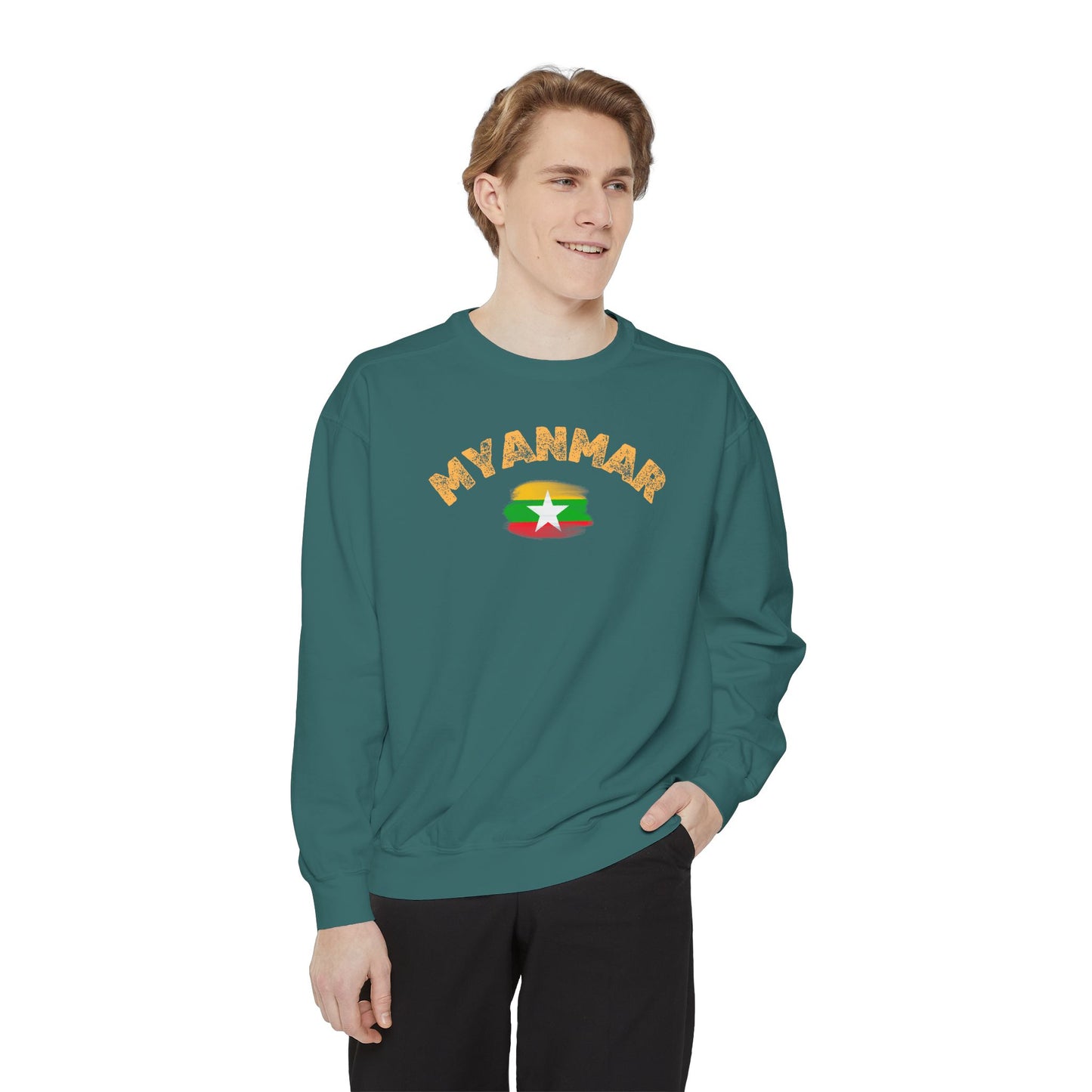 Myanmar Flag Sweatshirt