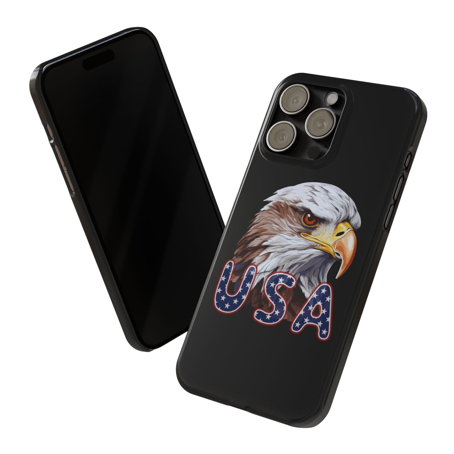 Patriotic Slim Phone Case with Eagle Design