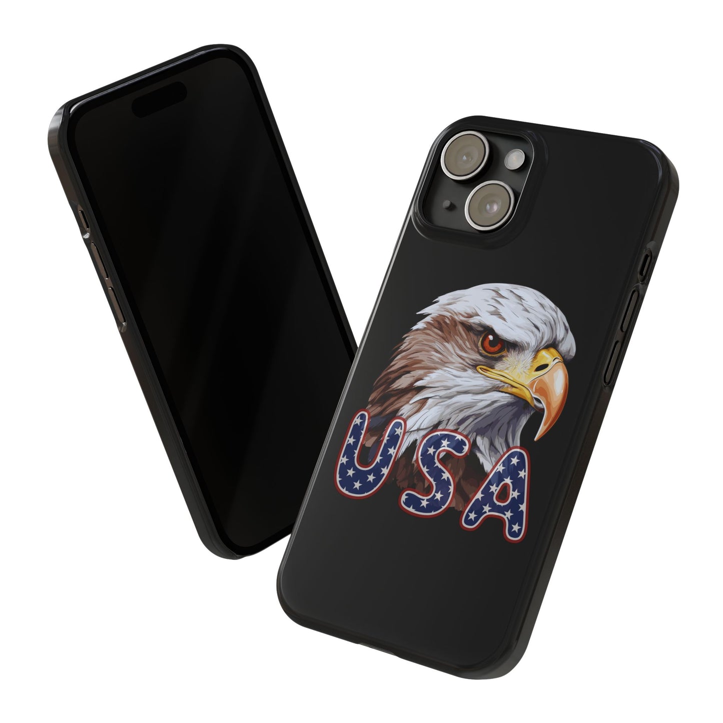 Patriotic Slim Phone Case with Eagle Design